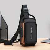 ðŸ§³ Anti-Theft Waterproof Sling Bag with USB Charging Port â€“ Sleek, Secure & Smart Carry for Everyday Life