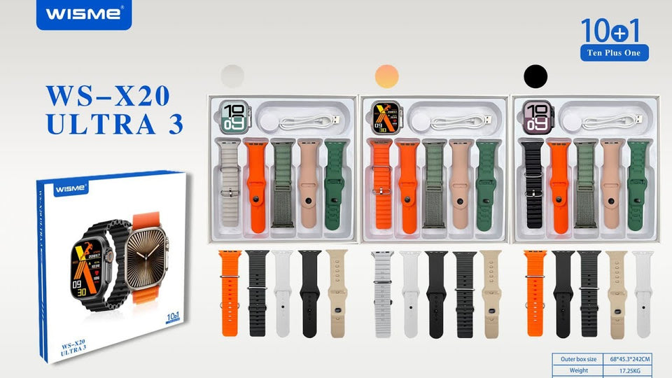 WISME WS X20 ULTRA 3 SMART WATCH
