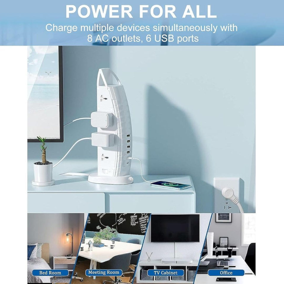 Biki 3000W Power Tower Extension Lead