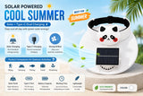 Solar Cooling Fan Sun Visor Hat – USB Type-C Rechargeable Wide Brim UV Protection Cap